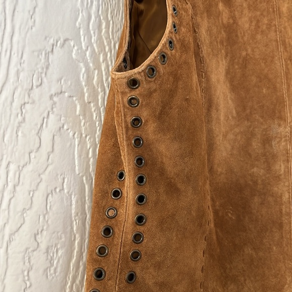 Aldo Boho Leather Vest - Picture 9 of 11
